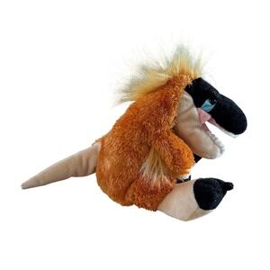Wild Republic Fuzzy Fellas Velociraptor Plush Stuffed Animal 2005 Vintage